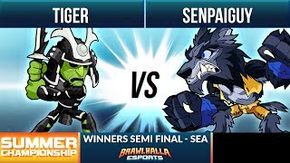 Tiger vs Senpaiguy - Winners Semi Final - Summer Championship 1v1 SEA