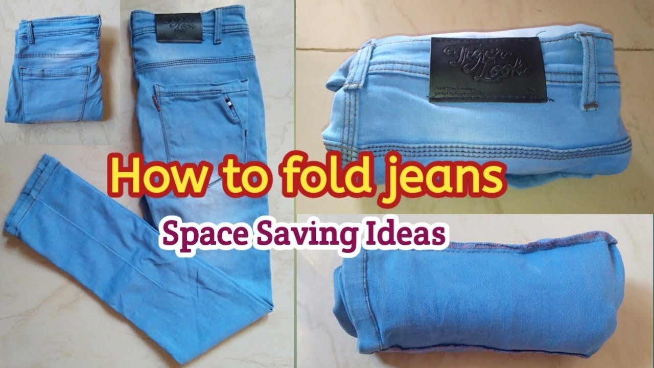 Jeans pant folding hacks in tamil | clothes folding hacks for packing