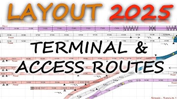 Layout 2025  - Terminal and access routes (incl. automatic signal suspension)