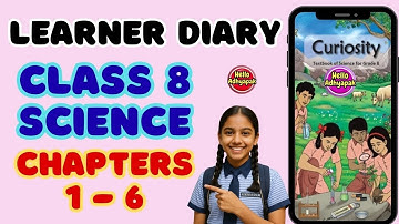 Learners Diary Class 8 Science | Chapter 1 TO 6 | Term 1 | #learnerdiary #helloadhyapak #kvs