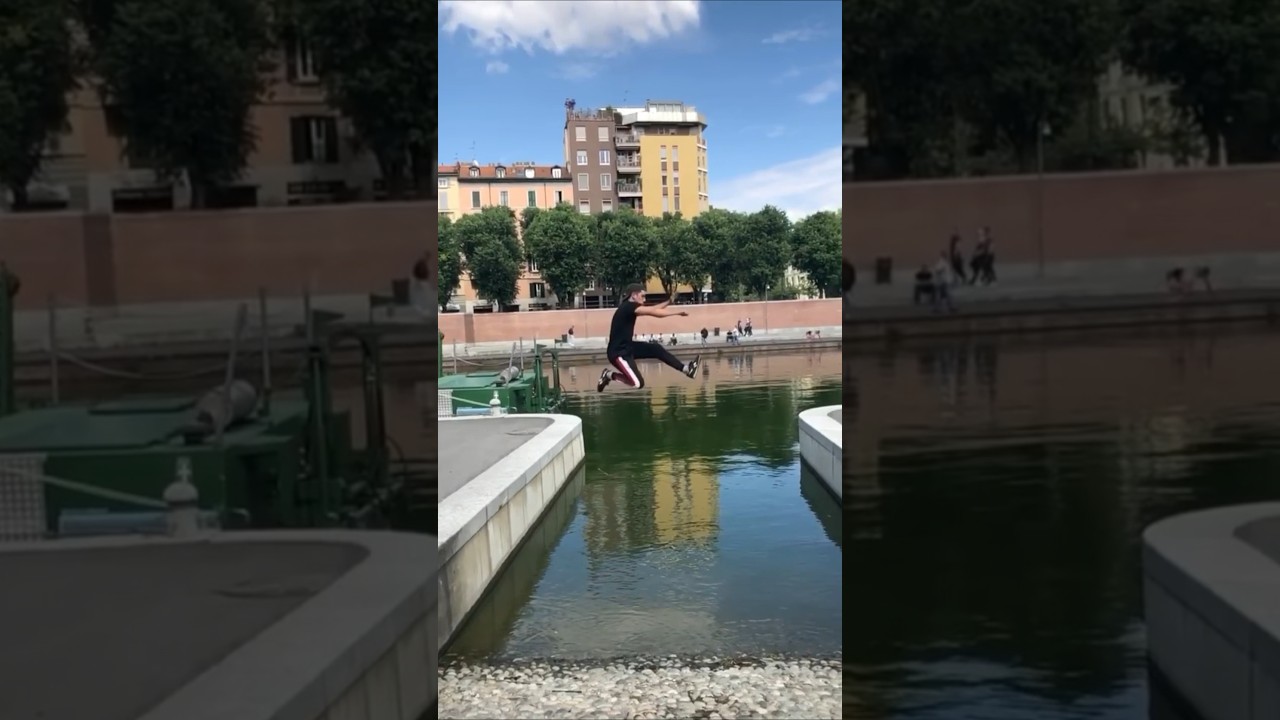 Jumping the Naviglio in Milano! 🏃🏻‍♂️🔥 