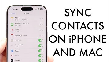 How To Sync Contacts From iPhone To Mac! (2024)