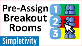 How to PreAssign Zoom Breakout Rooms (Tutorial)