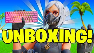 Unboxing the New “Prism Pink” GK61 “Optical Yellow Switches “ *Worlds Fastest Keyboard*