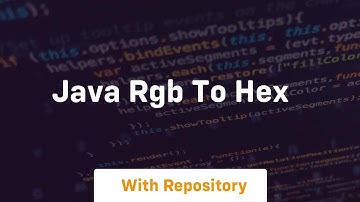 java rgb to hex