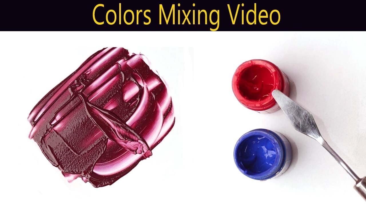 How To Mix Red And Blue Make Maroon Color YouTube Maxresdefault
