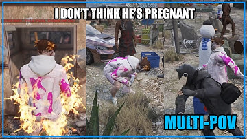 Yuno & Eli Lum Visit New Babylon & Get Trolled by Admin Saab | Nopixel GTARP