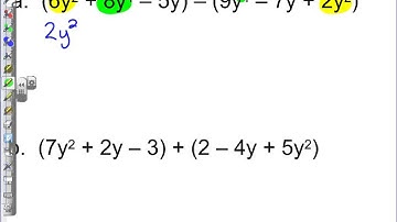 Lesson 7 5 Adding and Subtracting Polynomials