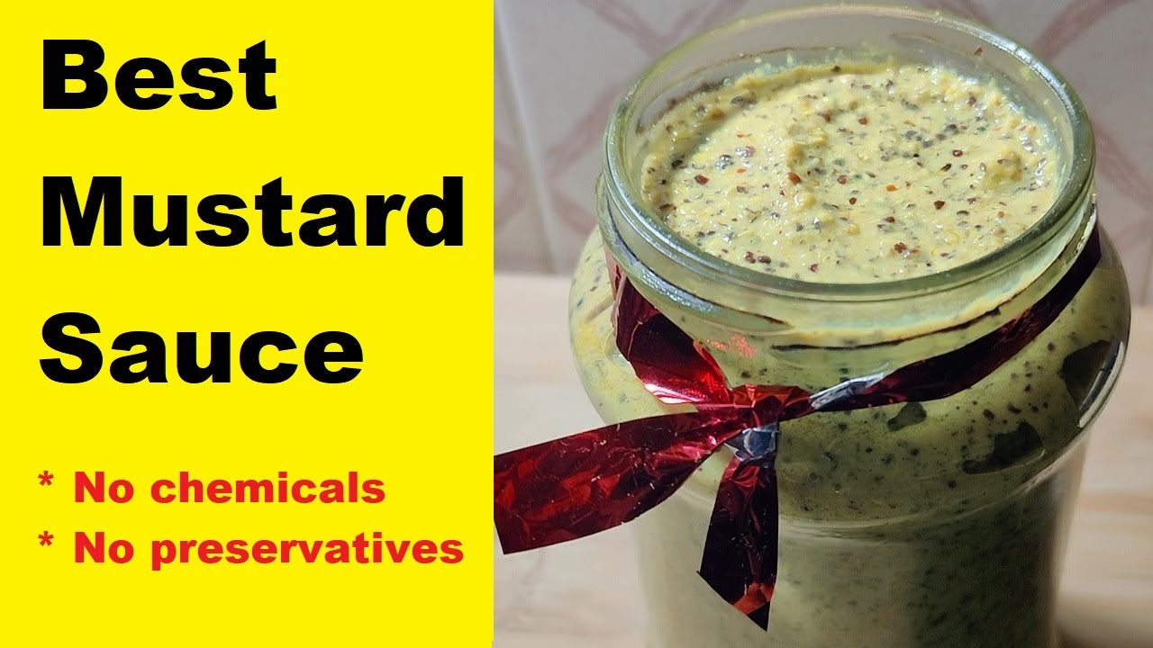 Yellow mustard sauce at home Kasundi Sarso ka Sauce Subway Mustard