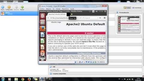 Instalación apache 2 en Ubuntu Server en maquina VirtualBox