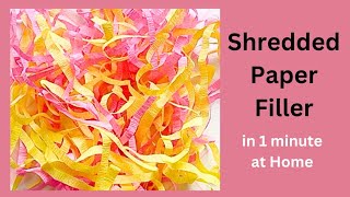 DIY Shredded Paper Filler - Sweet Lane Events