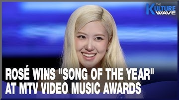 [K-Enter] Rosé wins MTV VMA “Song of the Year”