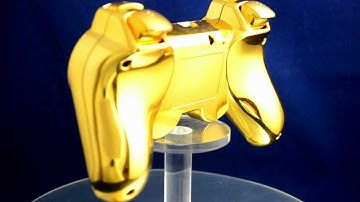 Gold PS3 Modded Controller | Mega Modz Planet