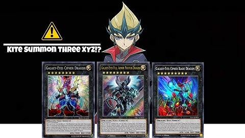 Yugioh Duel Links Kite summon three Monsters: XYZ,Rank Up Evolution e Armored XYZ!?
