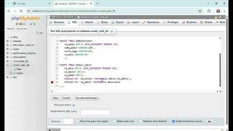 TUGAS 2 BASIS DATA || MEMBUAT BASIS DATA DAN TABEL DARI ERD menggunakan APLIKASI XAMPP