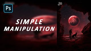 Planet Red | Simple Manipulation | Photoshop Tutorials