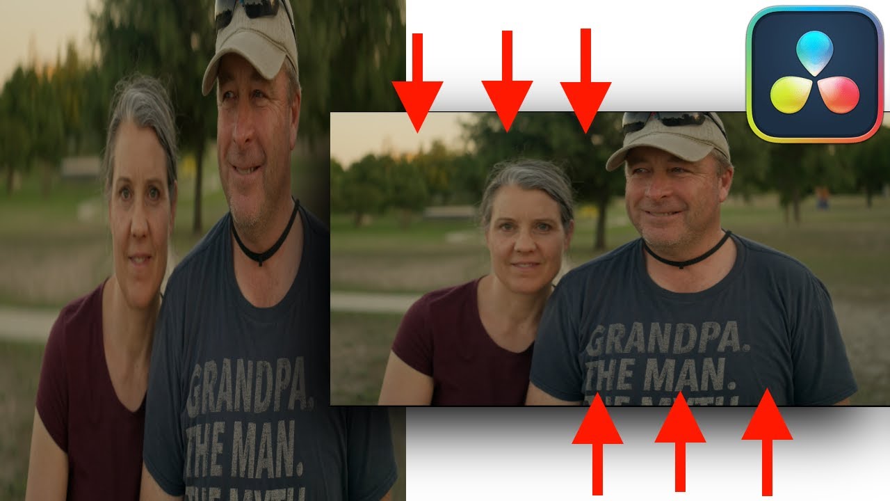 2 Easy Tricks To DESQUEEZE Anamorphic Footage in Resolve - YouTube
