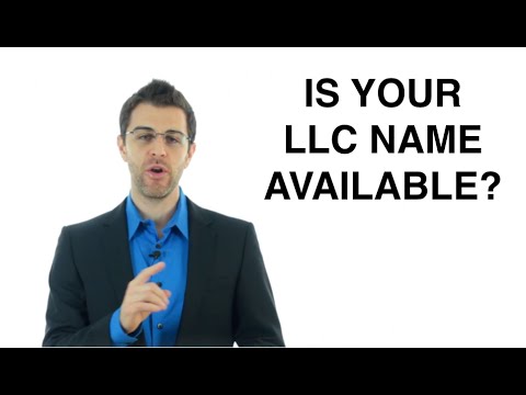 Vídeo: Quais são os bons nomes para uma LLC?