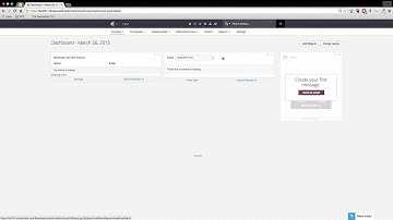 How to set up your dashboard in Infusionsoft
