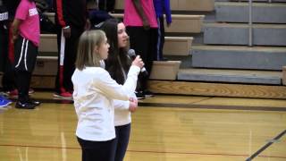 National Anthem at KHS Basketball Shootout