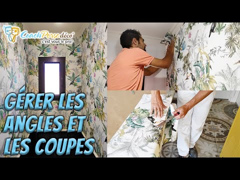 Vidéo: Comment coller du papier peint dans les angles d'une pièce ?