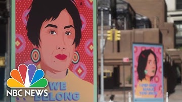 New York City Artist Crafts Campaign Against Anti-Asian Hate | NBC News NOW