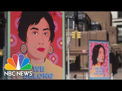 New York City Artist Crafts Campaign Against Anti-Asian Hate - NBC News NOW.