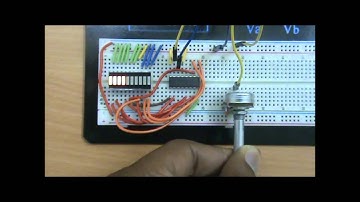 Arduino LED Bar Graph Driven by a 4017 Counter and Potentiometer