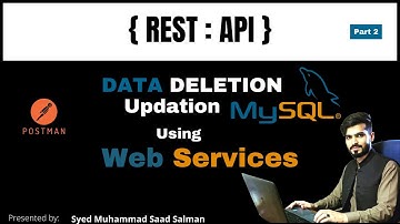 Delete & Update Data using webservices Tutorial in Hindi / Urdu