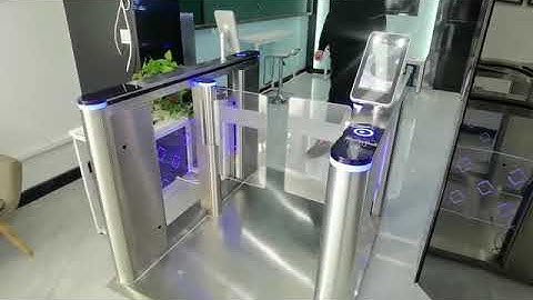 ACS Auto Speed gate ACS101 with Facial recognition reader.