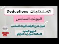 شرح موضوع الاستنتاجات  اليونت السادس للصف السادس الإعدادي أ أسيل زيد العزاوي
