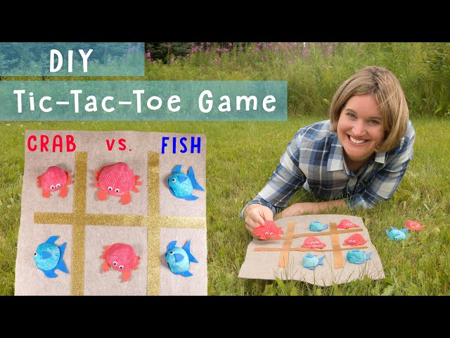 Easy Homemade TIC TAC TOE Game Board  Club Chica Circle - where crafty is  contagious