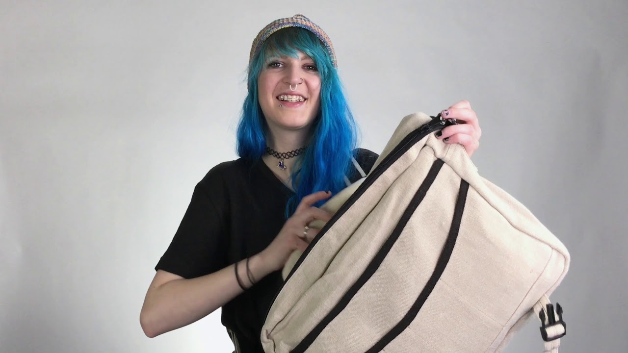 Handmade Deluxe Hemp Messenger Bag