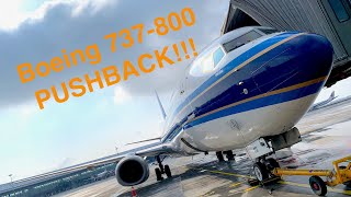 How Boeing 737-800 Pushback