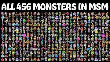 ALL 456 MONSTERS in My Singing Monsters (All Commons, Rares & Epics) | All Sounds & Animations