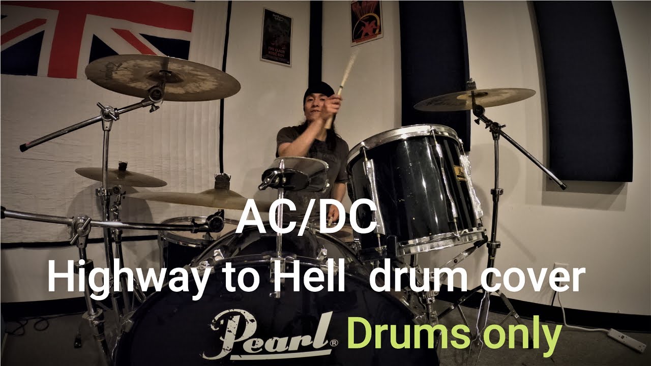 Highway to Hell Drum Cover AC/DC DRUMS ONLY YouTube