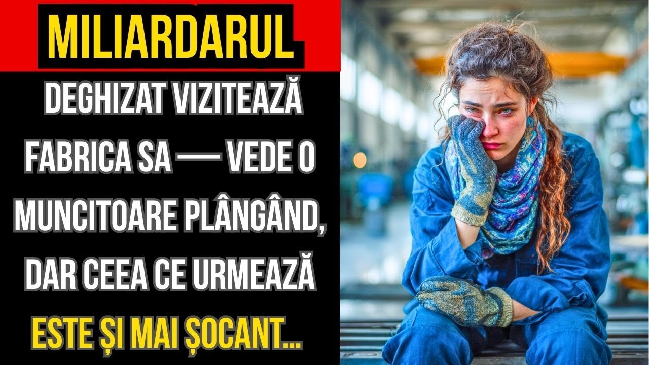 MILIARDARUL deghizat vizitează fabrica — vede o MUNCITOARE plângând, iar ce urmează șochează...