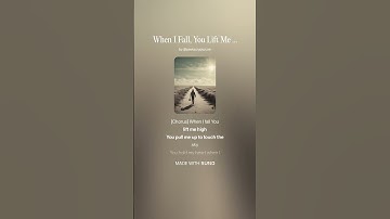 Thumbnail of When I Fall, You Lift Me High 1 Shorts Gospel Pop Rock #god #music #song #shorts #faith #songlyrics