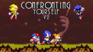 FNF Vs. Sonic.exe Confronting Yourself (Final Zone) V2   The BEST CY MOD got an UPDATE!