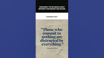 Stay focused and committed. #mindset #successmindset #success #bhagavadgita #krishna #sanatandharma