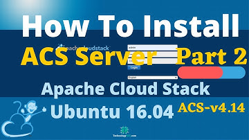 How To Install Cloud Stack Management Server 4.14 On Ubuntu 16.04 - Part 2