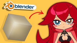 Making 3D VTuber Models in Blender (Texture Painting & Yapping)