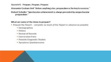 Secret #1 - Preparation is Everything! www.ezqmeceu.com QME Continuing Education