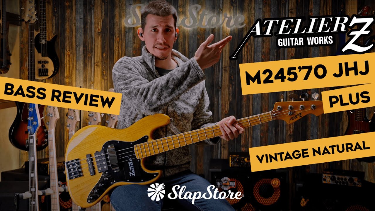 【THE MOZZ】Bass Half Setup Pants Bass Review: Atelier Z M245 JHJ 3-Tone Burst NAMM SHOW 2024
