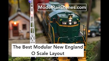 Best Modular New England O Scale Layout! ModelRailScenes