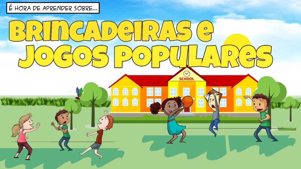 Brincadeiras e jogos populares - Aula de Educação Física (Vídeo  Explicativo) 