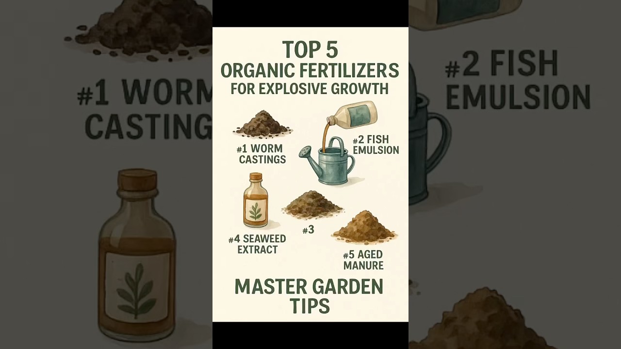 Top 5 Organic Fertilizers (That Actually Work!) 