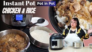Instant Pot "Pot-in-Pot" Chicken and Rice