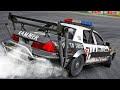 The Deadliest Police Car In Existence! NEW DLC Police Car Crashes! - Wreckfest UPDATE