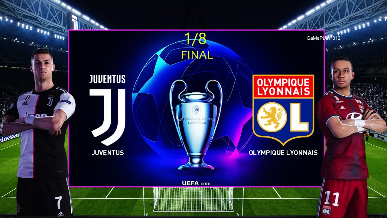 PES 2020 - Juventus vs Lyon - UEFA 